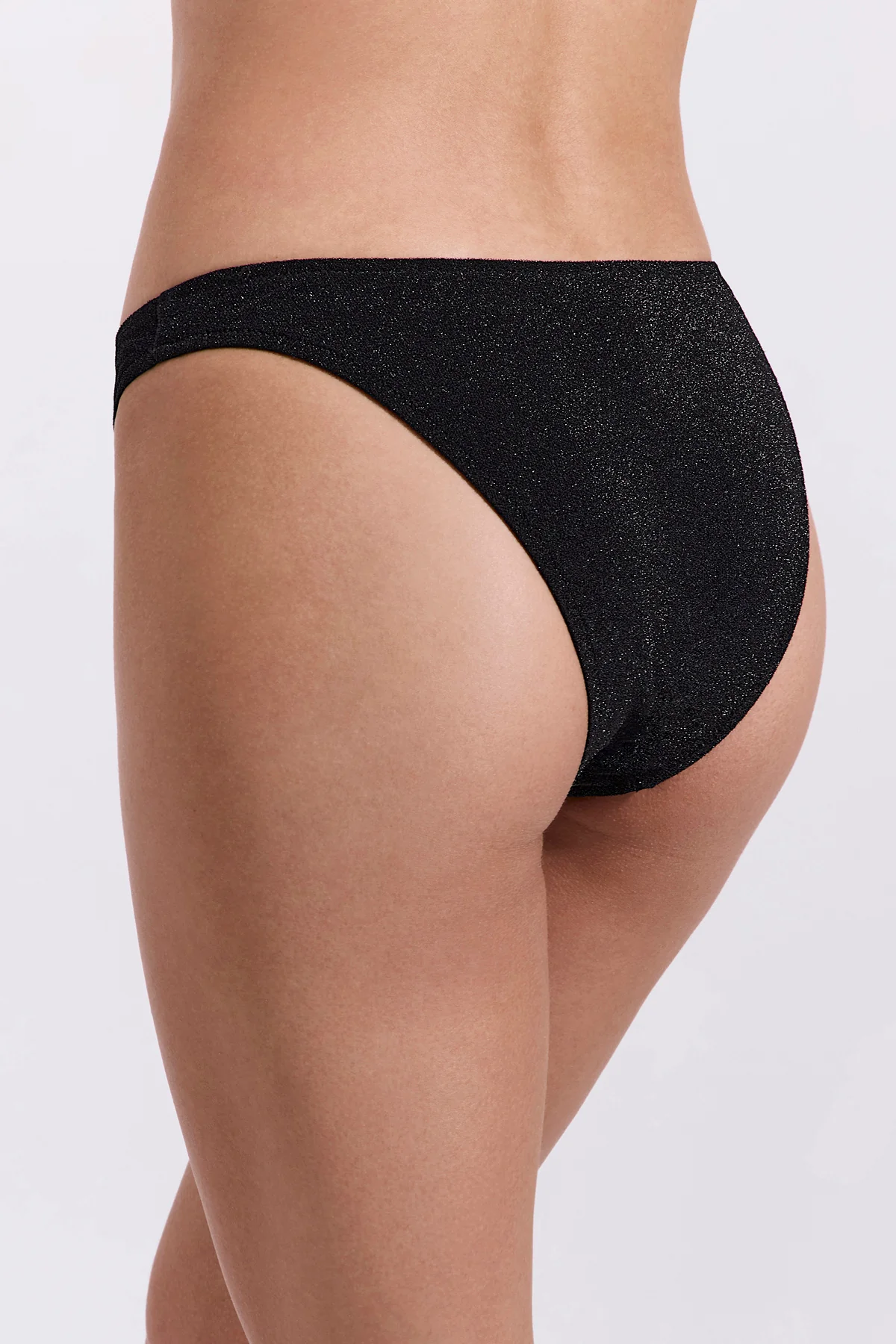 תחתון ביקיני HIGH LEG  לורקס שחור - Image 2