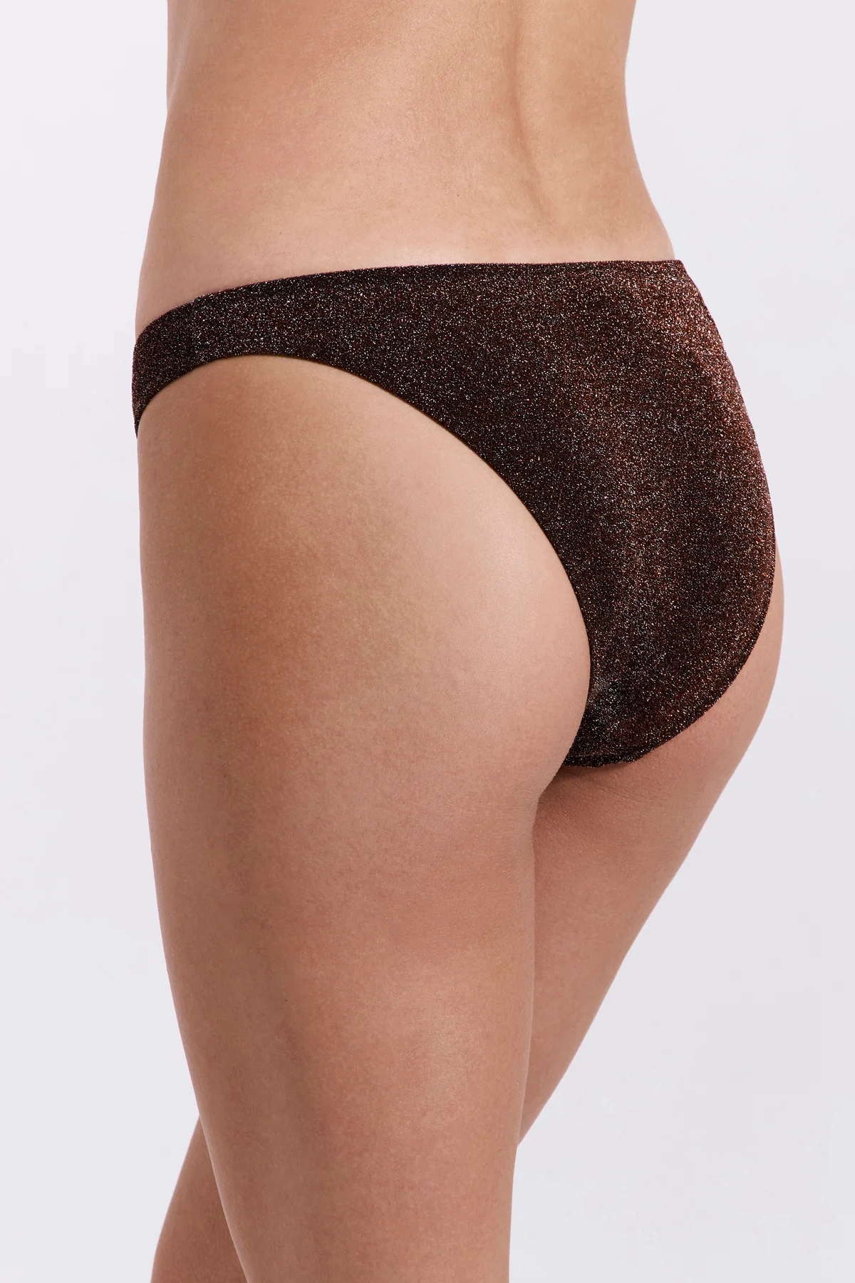 תחתון ביקיני HIGH LEG  לורקס חום - Image 4