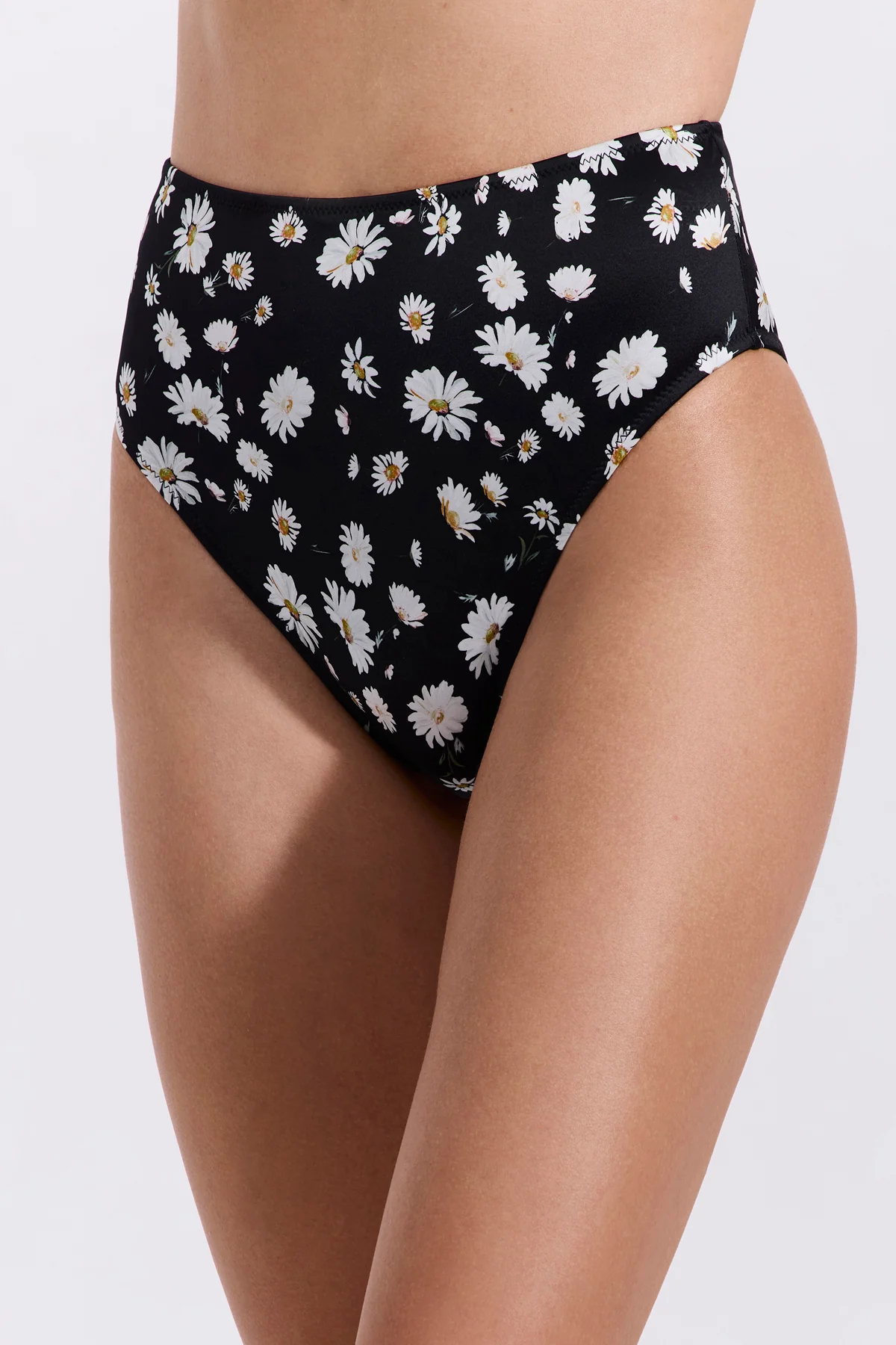 תחתון ביקיני HIGH LEG סאטן פרחוני - Image 3