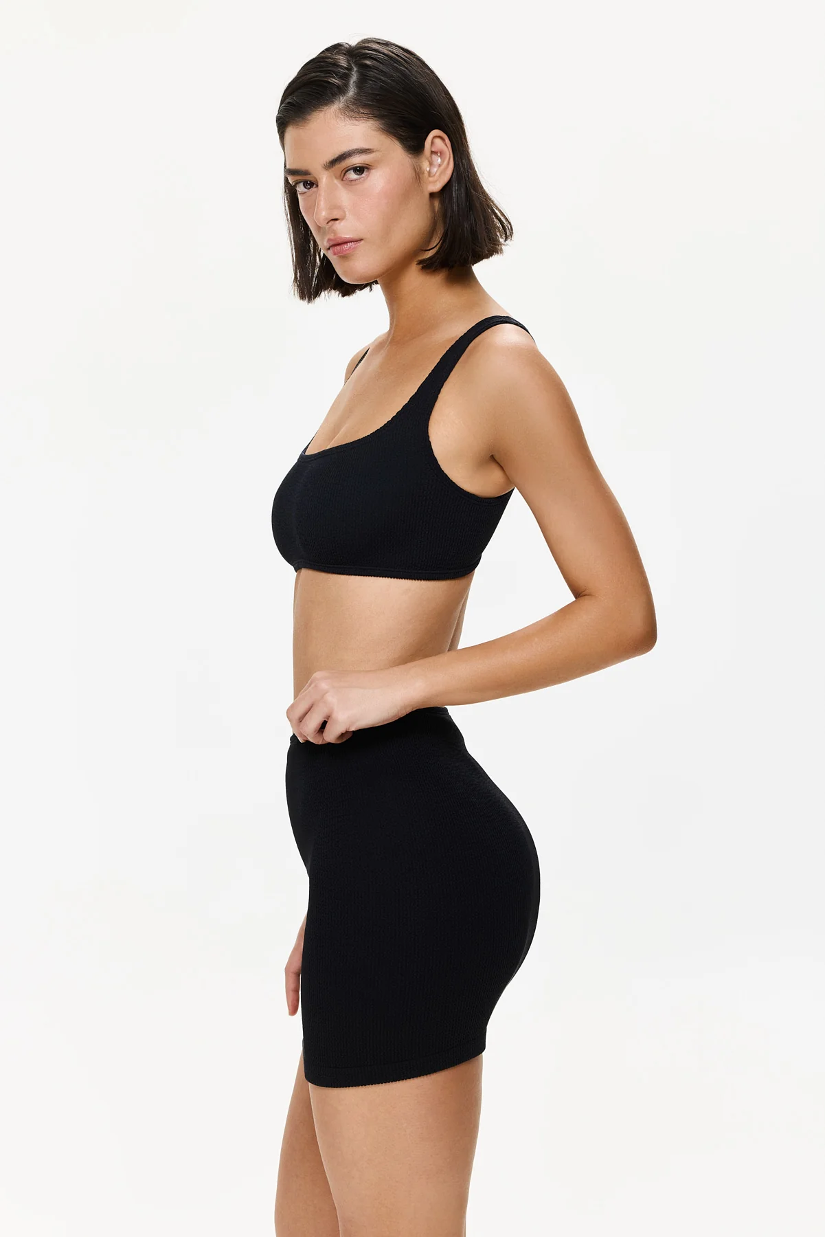 חצאית קצרה ONE SIZE שחור - Image 4