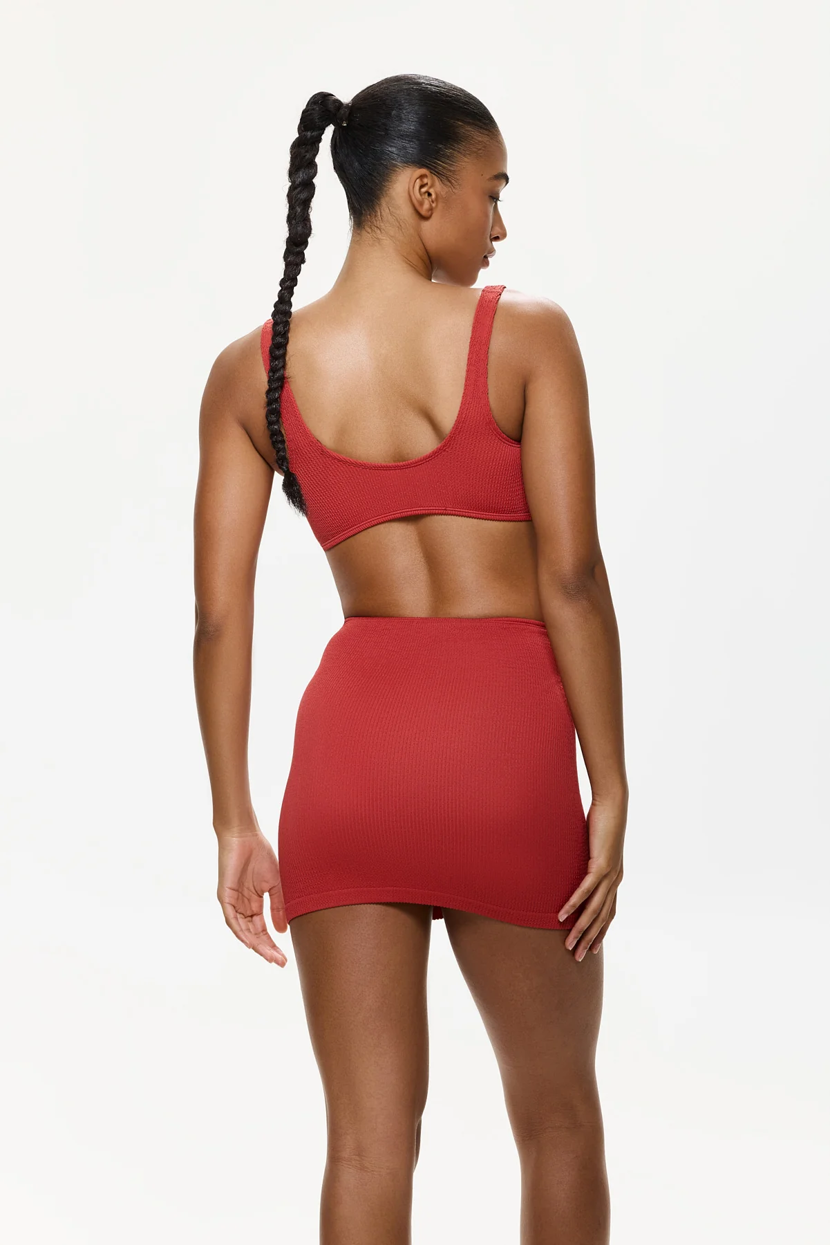 חצאית קצרה ONE SIZE אדום - Image 3