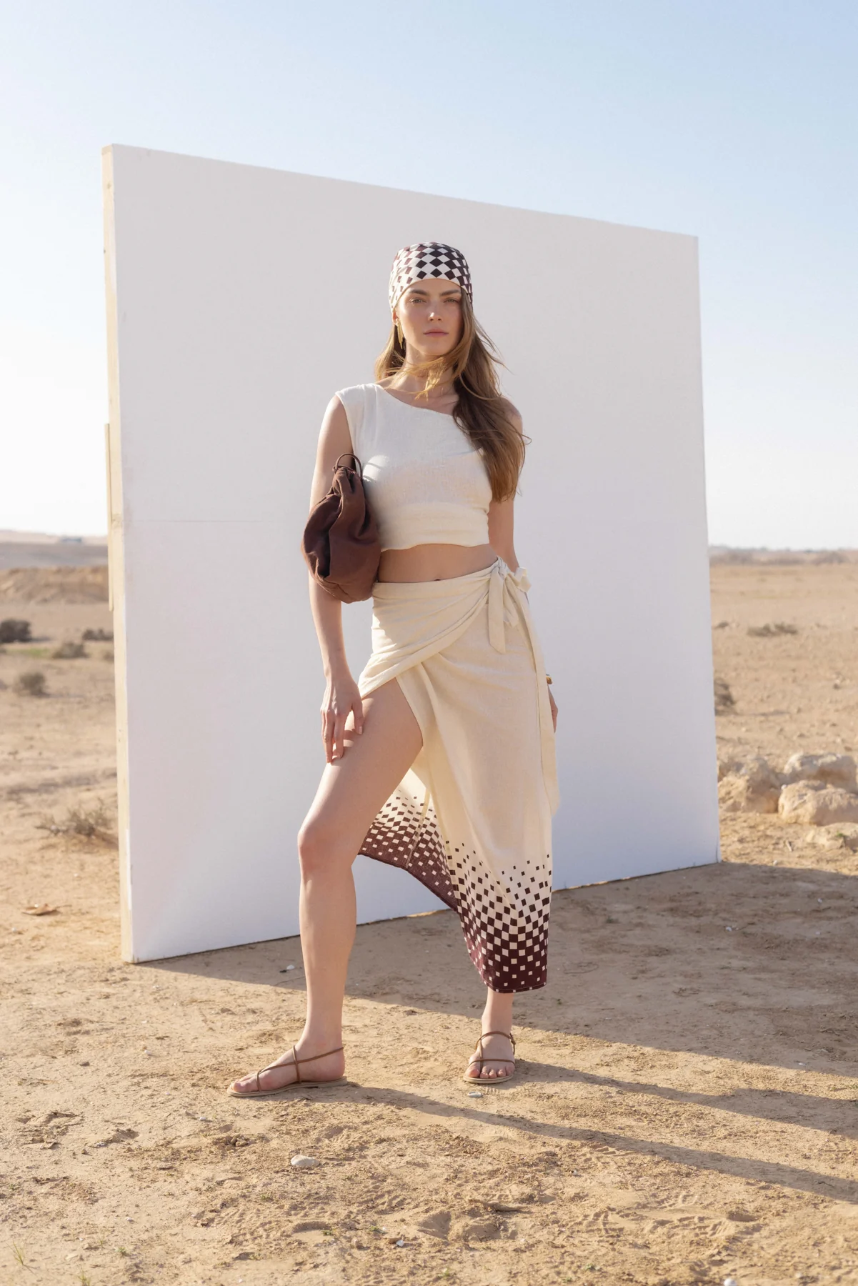 חצאית מידי מעטפת CAPRI - Image 5